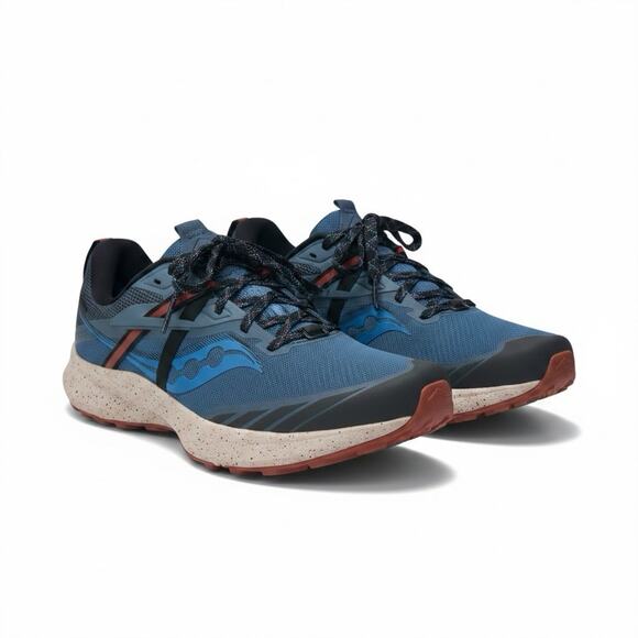 Saucony Canyon TR2 Men\'s Size 11 Trail Running Shoes Blue Speckled S20775-31 main image 13